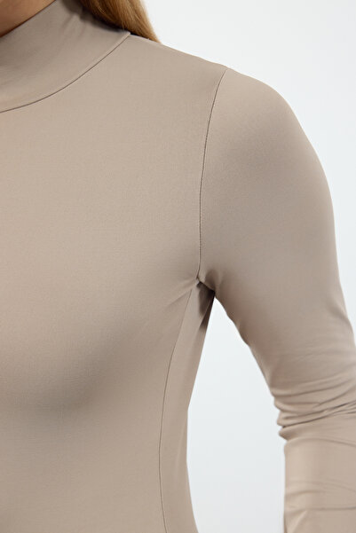 Trendyol Collection Norková pletená halenka s rolákem Slim Fit - Twoaw25Bz00191