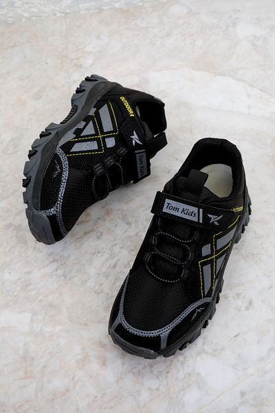 SOHO Kinder-Sneaker 19611 – Schwarz-Eisfarben