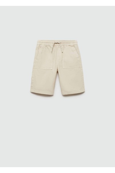 MANGO Kids Beli lastikli bermuda şort