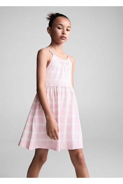 MANGO Kids φόρεμα με γραβάτα