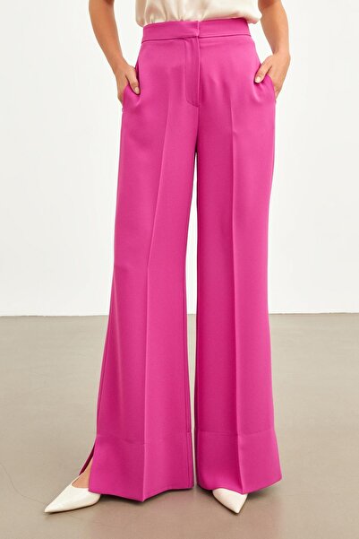Setre Fuchsia Wide Cut Trousers