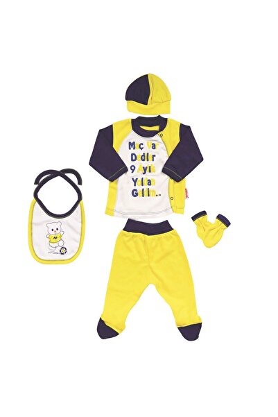 bebegen Fb Maç Var Dediler 9 Aylık Yoldan Geldim Yazılı 5 Parça Hastane Çıkış Seti