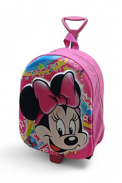 Baginn Rucsac cu racletă pentru grădiniță în relief 3D pentru fete - Minie Mause
