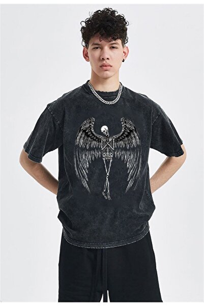 Aesthia MINGALONDON Unisex perivog karkasa koji se može prati, vintage T-shirt