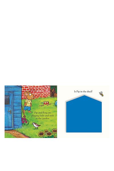 Nosy Crow بيب آند بوسي إن ذا جاردن فيلت فلاب المرح للأطفال