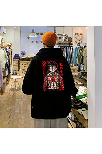 Aesthia One Piece Monkey D. Luffy Anime Oversize kroj Hoodie - MINGALONDON