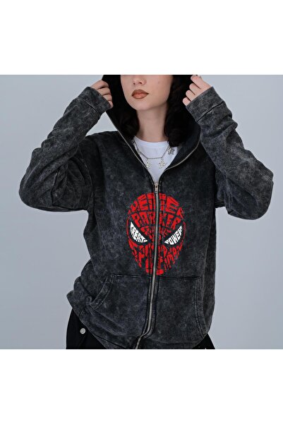 Aesthia Ζακέτα με κουκούλα MINGALONDON Spider-Man Printed Vintage Washable Un...