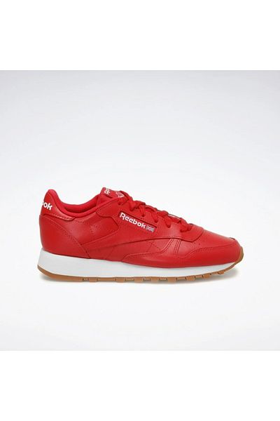 Reebok Unisex Red Classic Leather Sports Shoes