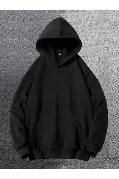 Aesthia MİNGALONDON  Need Money For Porsche Baskılı Siyah Kapşonlu Sweatshirt