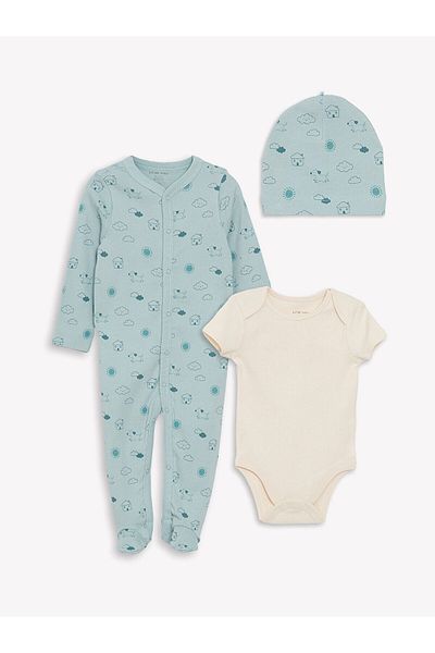 LC Waikiki Baby Boy Hospital Exit Set - Lcw Printed