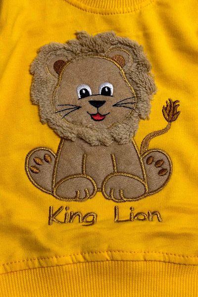 Peki 5-piece Cotton Lion KingLeonKing Nakislı Children's Gift Set - Fan 14568