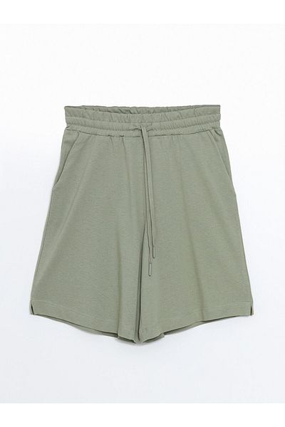 LC Waikiki Gerade Damen-Shorts – elastische Taille