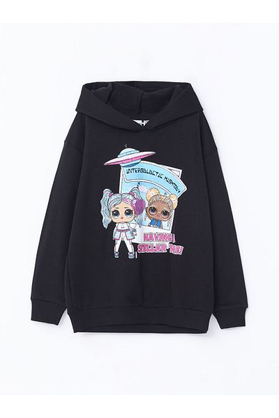 LC Waikiki Lol Surprise Omg Licensed - Girl's Crew Neck Sweatshirt and Sweatpants Set