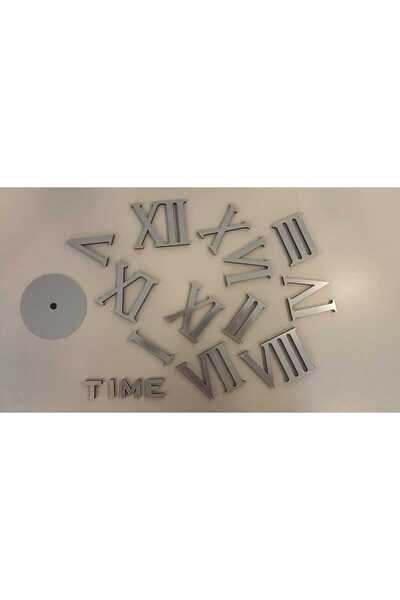 MetaQuartz Aksesuar Roma Rakam - Gümüş Model
