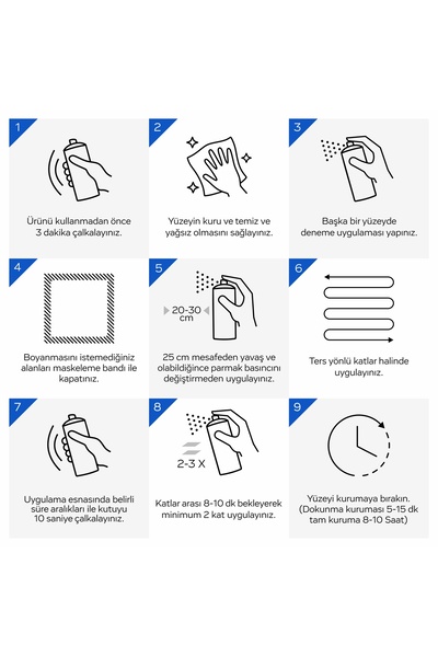 Kluger Dynamo Sprey Boya 351 Metal Astar