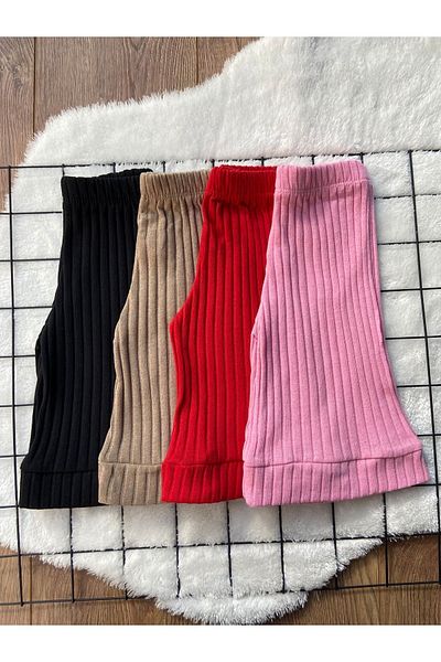 tunays shopping Pantaloni scurți din velur pentru fete - 100% bumbac, set de 4
