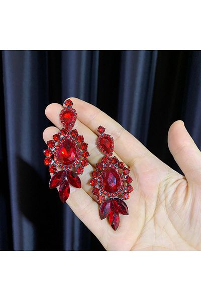 BEYOĞLU NİŞANTAŞI Big Solitaire Bride, Promise, Engagement, Kina, Wedding Earrings