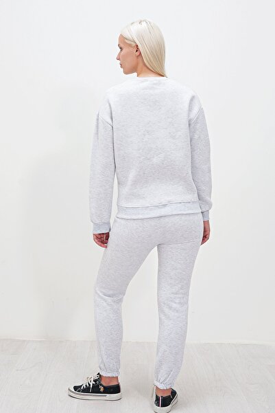 HAKKE Σετ φόρμας τριών κλωστών με τυπωμένο κείμενο