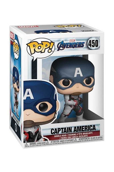 Funko لعبة Pop Marvel Avengers Endgame: شخصية كابتن أمريكا المستوردة