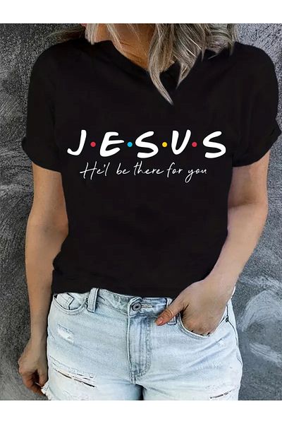 Pink Sky Unisex Jesus Love Printed Crew Neck Oversize T-Shirt