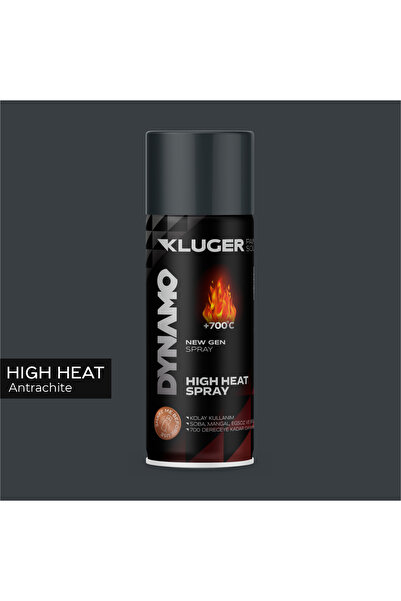 Kluger Dynamo Sprey Boya 507 Isıya Dayanıklı Antrasit