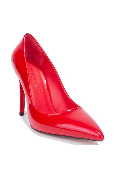 DAGOSTER Dza07-388460 Red Patent Leather Stiletto Heeled Women's Shoes