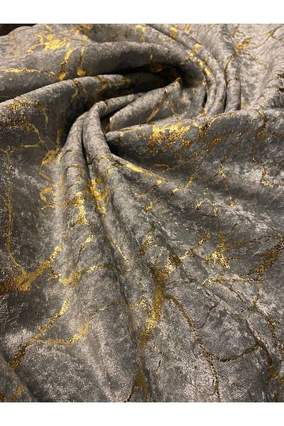 FavoriTeks Sofa Sofa Bed Cover New Fashion Gold Leaf Decorative Gray Floor Sponge Sofa Cover
