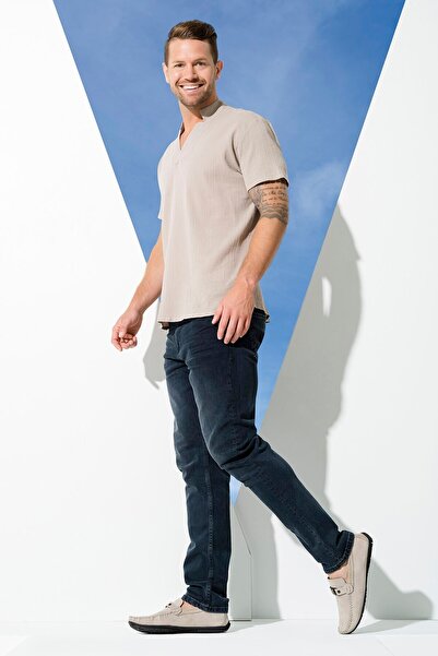 For You Man Organic Star Collar Stone Shirt