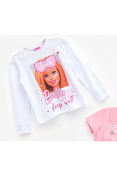 for you kids Barbie 4-Piece Set - Pink T-Shirt, Shorts and Pants