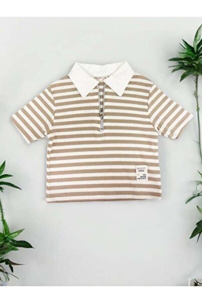 Zekids Детска риза с поло яка за момичета