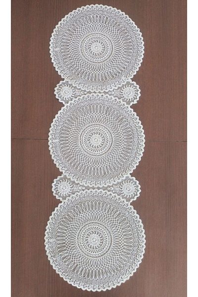 DİLEX Κάλυμμα τραπεζιού Runner American Service 37x115 cm Γκρι