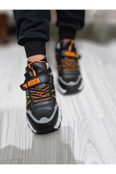 Callion Boys' Sneakers - Size 31-35 Orange