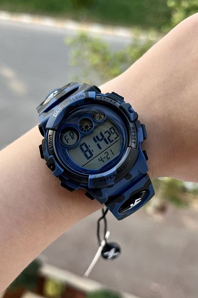 Daniel Klein Navy Blue Color 4 Different Lights 5 ATM Children's Wristwatch