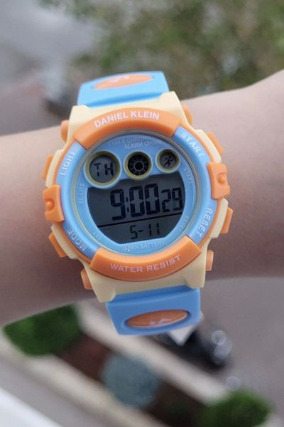 Daniel Klein Multicolored Children's 5 ATM Wristwatch with 6 Different Lights