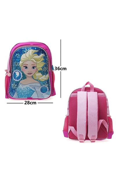 Frozen Elsa Licensed Set of 5 - School and Lunch Box, Water Bowl and Pen Holder Container