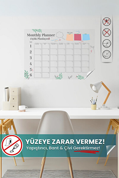 Pi Papers Mesečni planer, samodrživi pametni papir sa statičkom elektriciteto...