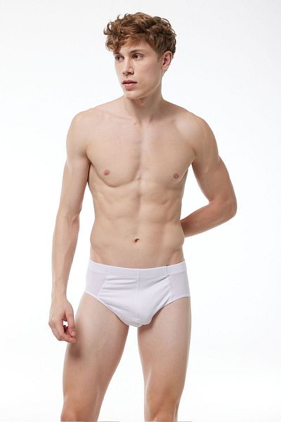 Malabadi Ανδρικά σλιπ Modal Slip 2 Pack - Λευκό 053