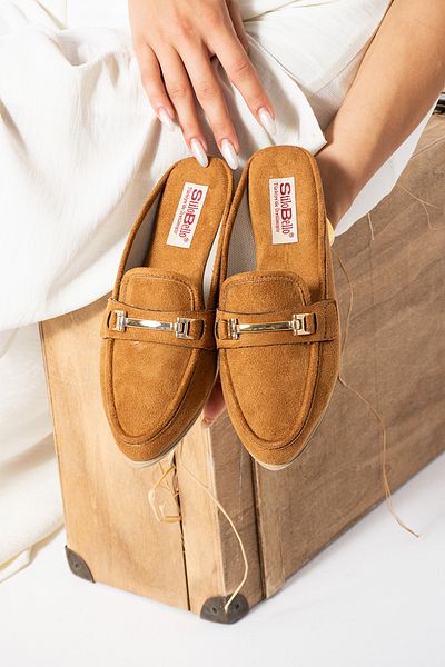 Slipcat Stylish and Comfortable Women's Orthopedic Daily Slippers - Ballerina Buckle Detailed