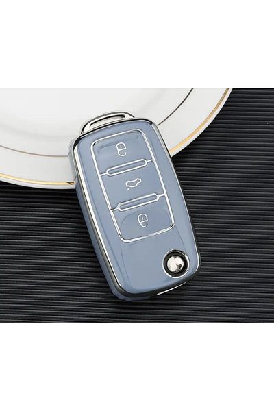 emii auto spare parts Volkswagen Skoda Seat - Switchblade Cover, Old Case Blue/Grey, Lux
