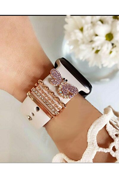 FirstModel Charm 20 Mm / 22 Mm Silikon Ve Apple Watch Silikon Kordonlar Için ...