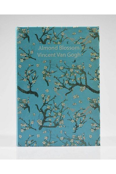 4nio Van Gogh Striped Amond Blossom Notebook - Thick Cover