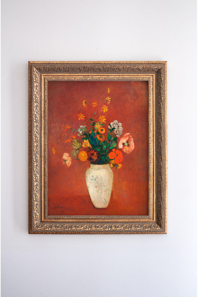 artflow Vazodaki Çiçekler - Çerçeve