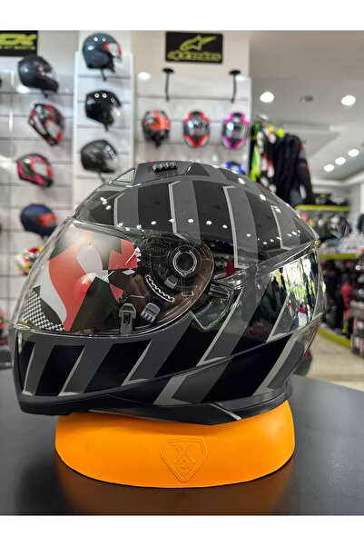 Shiro KASK FULL FACE WARRIOR RAZZE GRAFIC SUN VİZÖR