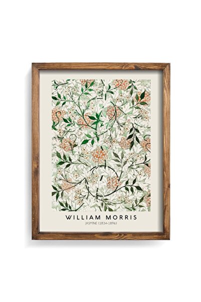 epiqart William Morris - Ahşap Desenli Çerçeve