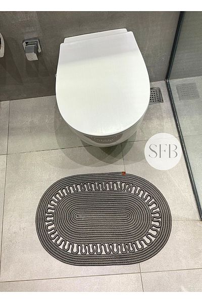 SFB Home Textile Χαλάκι μπροστινού καθίσματος τουαλέτας 40x60cm, Χαλάκι μπάνιου, Μικρό χαλάκι πόρτας, Χαλάκι τουαλέτας, Vintage χαλάκι πόρτας, Bohemian Doormat
