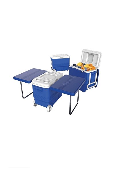 Castle 45 Litre Oto Termos Piknik Masalı Buzluk Soğutucu (2 Adet Tabure Hediy...