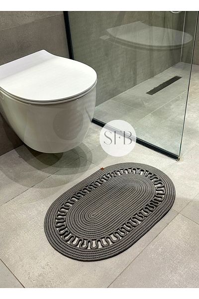 SFB Home Textile Χαλάκι μπροστινού καθίσματος τουαλέτας 40x60cm, Χαλάκι μπάνιου, Μικρό χαλάκι πόρτας, Χαλάκι τουαλέτας, Vintage χαλάκι πόρτας, Bohemian Doormat