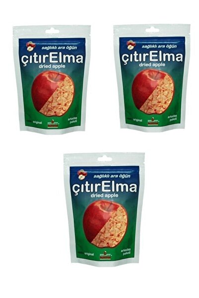 Puccinelli Çıtır Elma (3adetx90gr) Sağlık Ve Lezzetin Atıştırması-%3 Nem