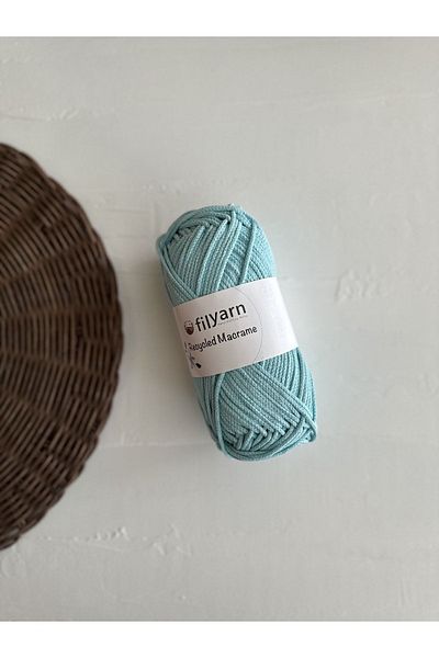 Filyarn Macrame Recycled Cotton Koton Cotton - Cotton Macrame Thread 200 gr - Blue