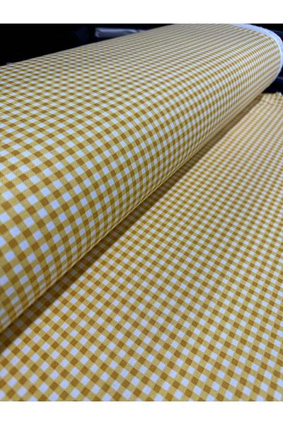 Premier POTTIKARE CHECKED DUCK LINEN FABRIC SPOT-PROOF BAG CASE TABLE CLOTH